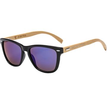Picture of BAMBOO SUNGLASSES - BLACK/BLUE