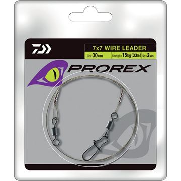 Picture of PROREX 7x7 Wire Leader (30cm - 18kg)